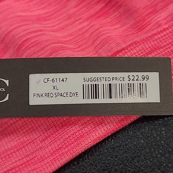 NWT Under Control Pink/RED Space Dye Sports Bra - Picture 8 of 8